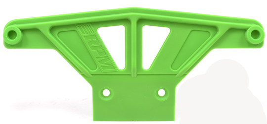 RPM Wide Front Bumper for Rustler, Stampede 2wd & Bandit - Green - Click Image to Close