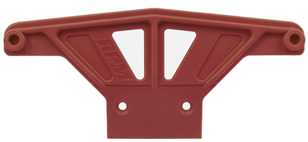 RPM Wide Front Bumper for Rustler, Stampede 2wd & Bandit - Red