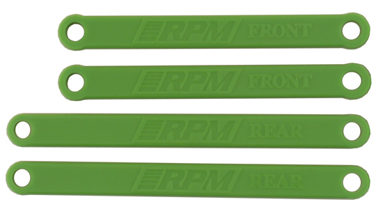 RPM Heavy Duty Camber Links for 2wd Rustler, Stampede - Green