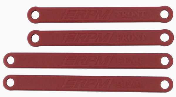 RPM Heavy Duty Camber Links for 2wd Rustler, Stampede - Red