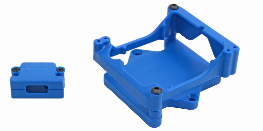 RPM ESC Cage for Castle Sidewinder 4 ESC - Blue