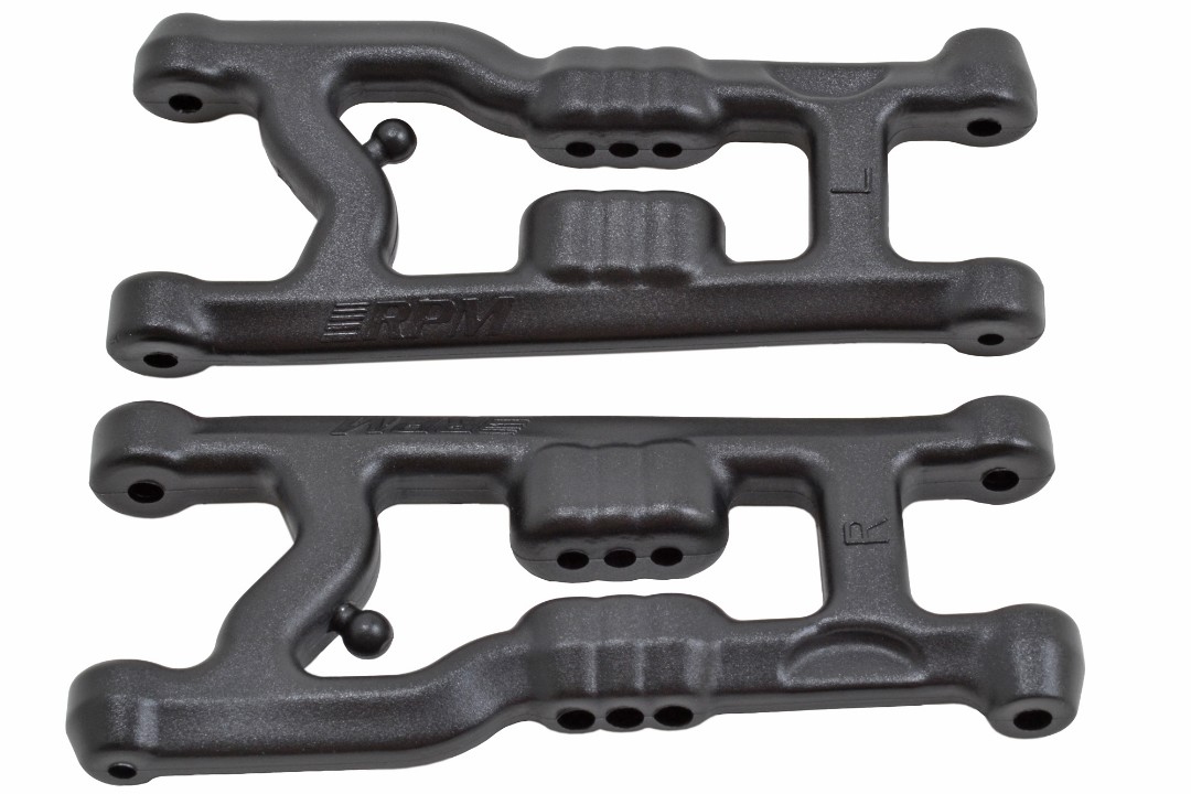 RPM "Flat" Front A-arms for the Associated B6 & B6D - Click Image to Close