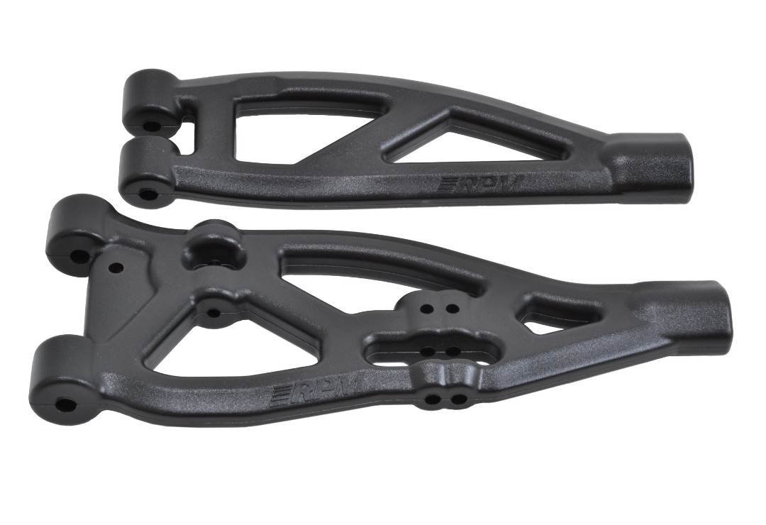 RPM Front Upper & Lower A-arms for the ARRMA Kraton, Talion & Outcast (also fits the Durango DEX8T) - Black