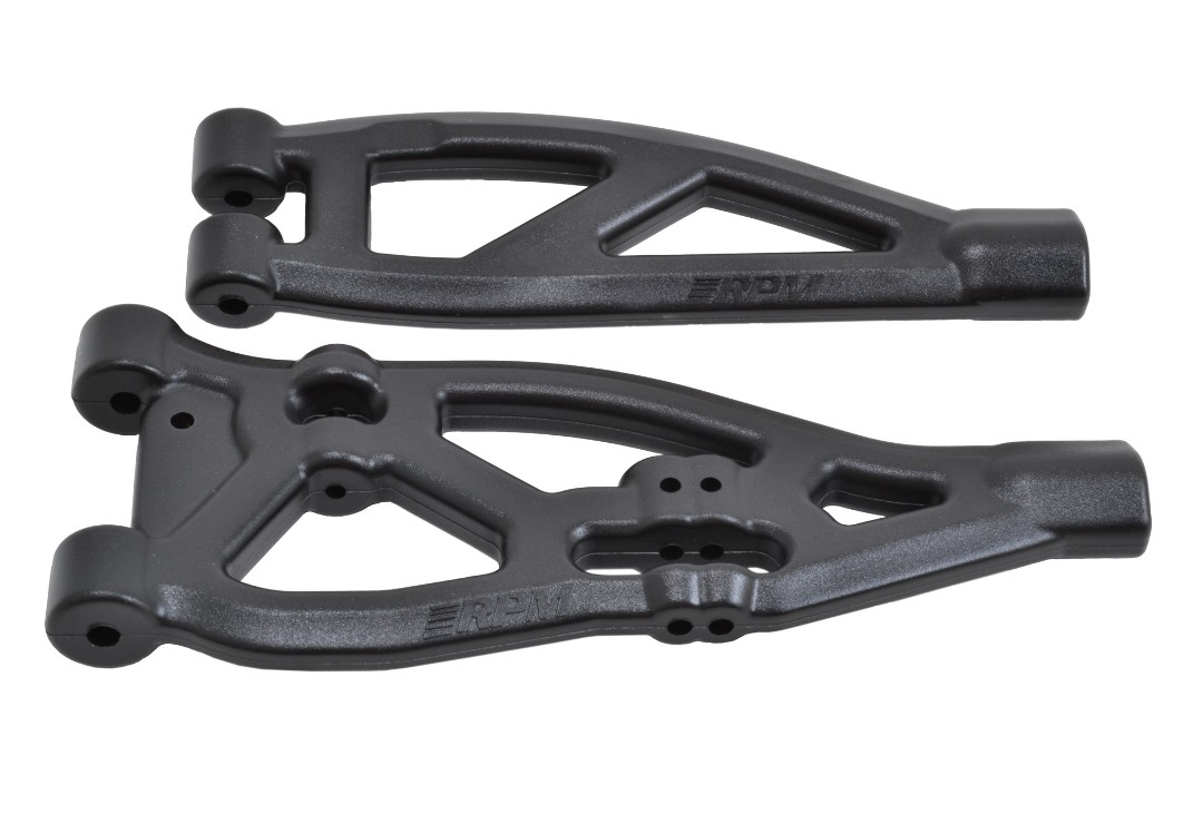 RPM Front Upper & Lower A-arms Kraton, Talion & Outcast - Black - Click Image to Close