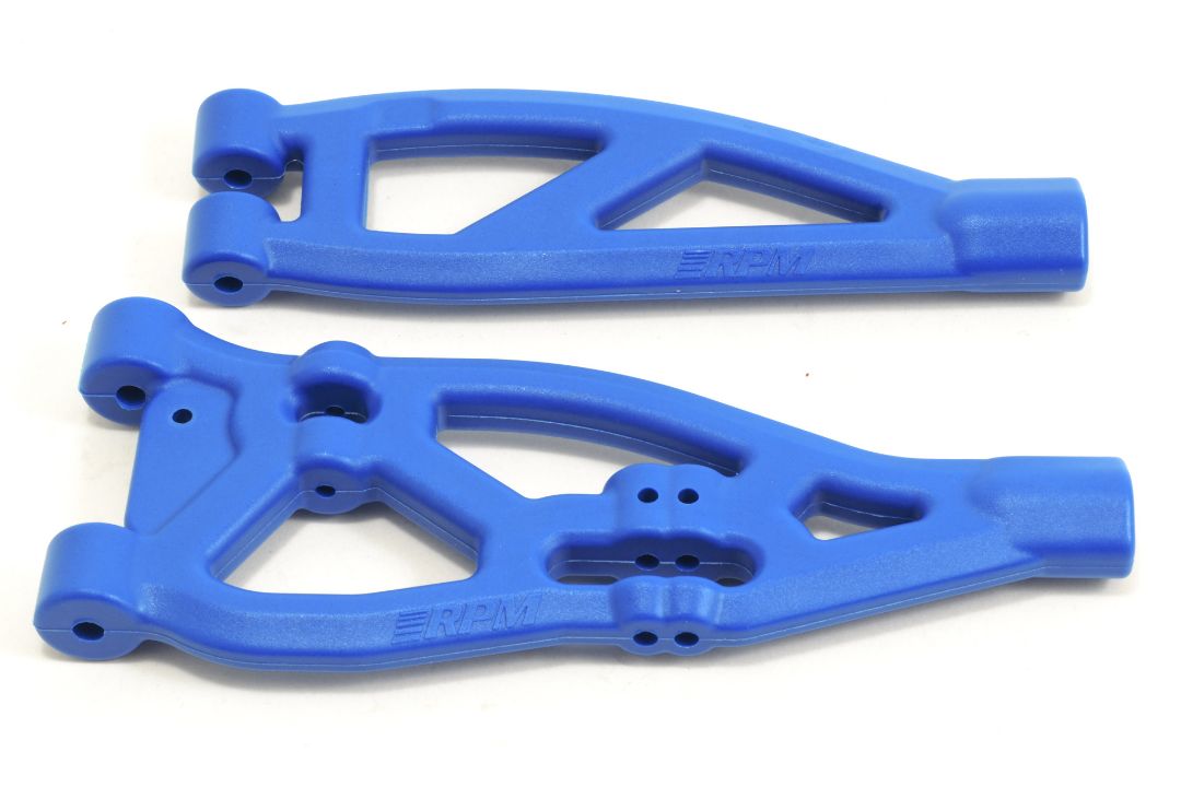 RPM Front Upper & Lower A-arms for the ARRMA Kraton, Talion & Outcast (also fits the Durango DEX8T) - Blue