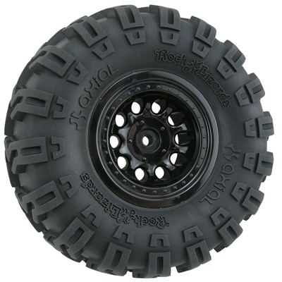 RPM "Revolver" Black Crawler Wheels - Narrow - Click Image to Close