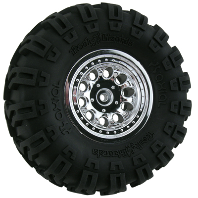 RPM "Revolver" Chrome Crawler Wheels - Narrow