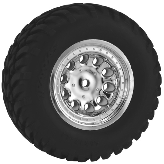 RPM Revolver SC Wheels - Rear 2wd Slash, F/R 4wd Slash - Chrome