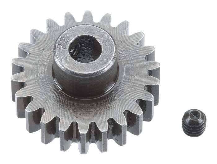 Robinson Racing Mod 1 Extra Hard Steel Pinion 5mm Shaft (22) - Click Image to Close