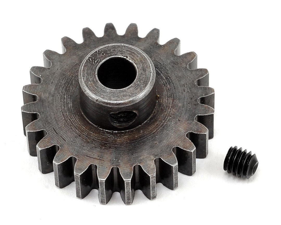 Robinson Racing Mod 1 Extra Hard Steel Pinion Gear 5mm Shaft (24)