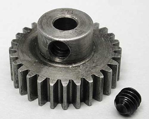 Robinson Racing 48P Super Hard Steel Pinion Gear 1/8 Shaft (28)