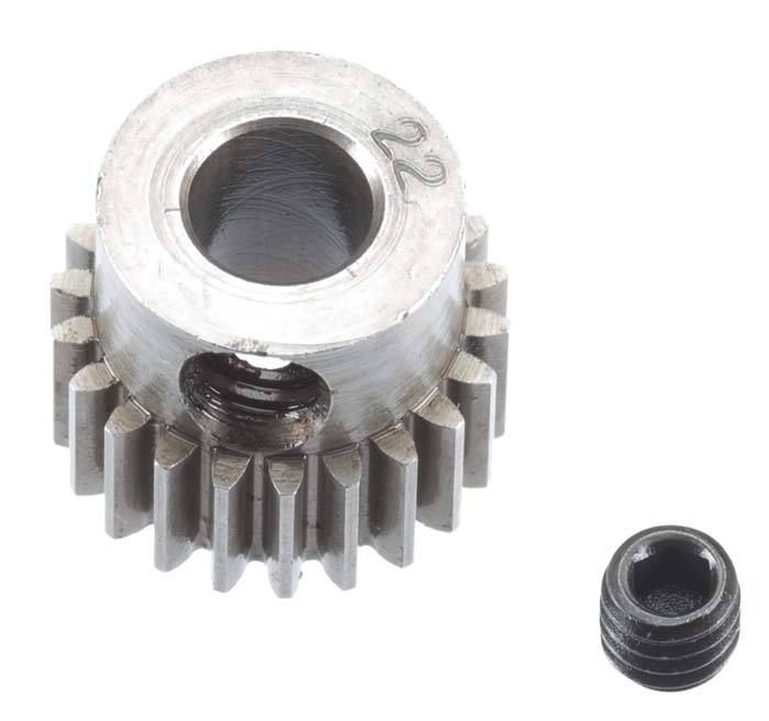 Robinson Racing 48P Machined Pinion Gear w/5mm Bore (22) - Click Image to Close