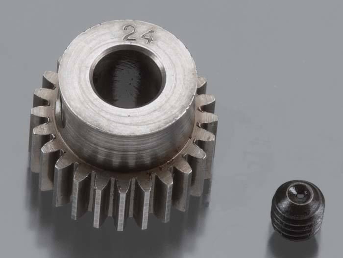 Robinson Racing 48P Machined Pinion Gear w/5mm Bore (24) - Click Image to Close