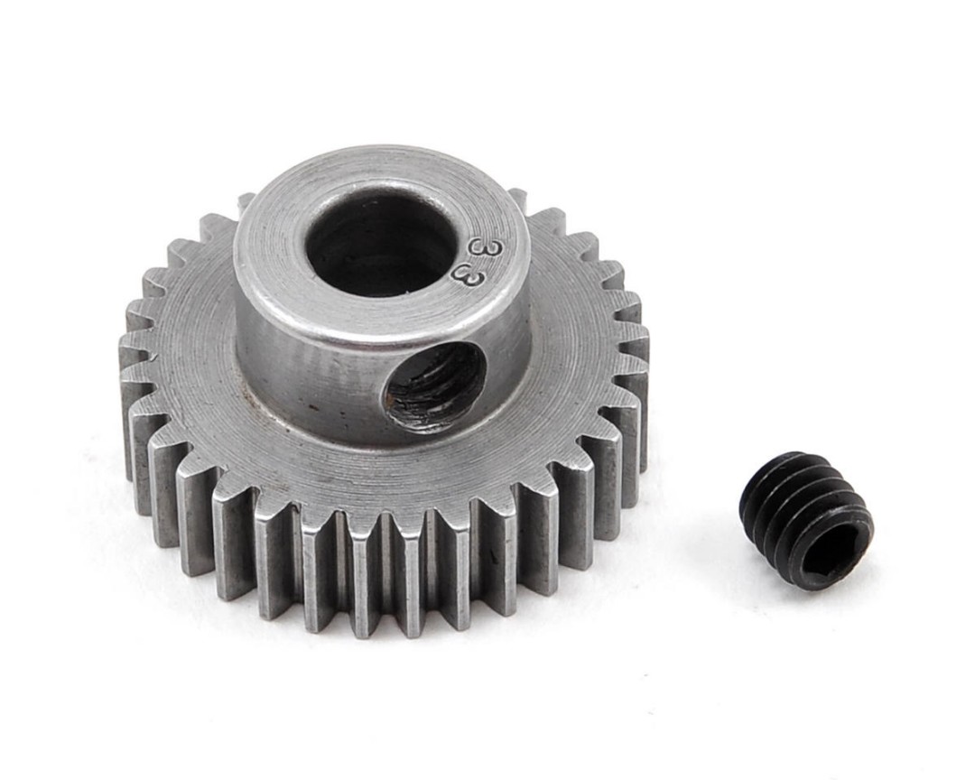 Robinson Racing 48P Machined Pinion Gear w/5mm Bore (33) - Click Image to Close