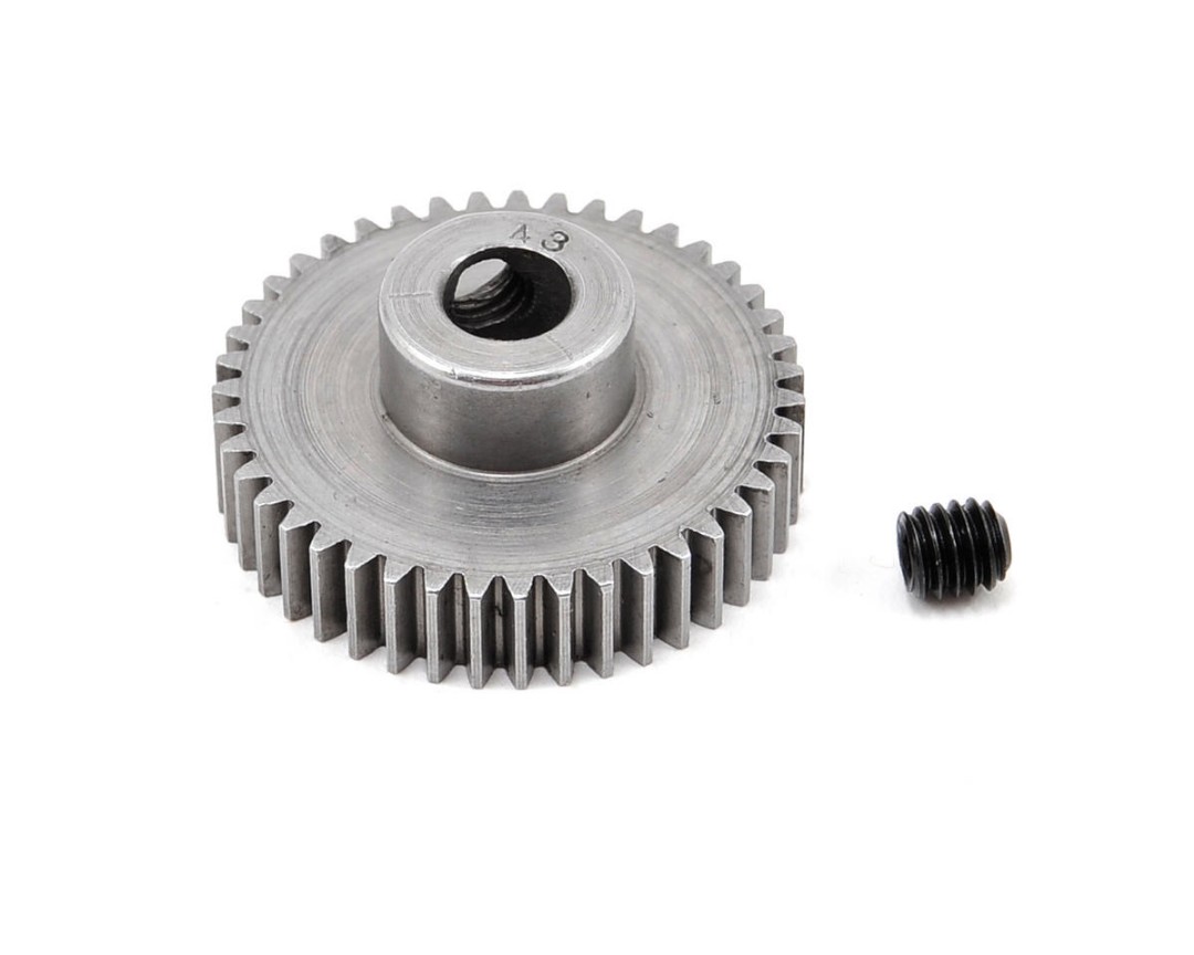 Robinson Racing 48P Machined Pinion Gear w/5mm Bore (43) - Click Image to Close