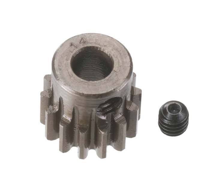 Robinson Racing Extra Hard Steel .8 Mod Pinion Gear w/5mm Bore (14)