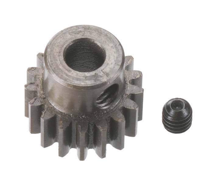 Robinson Racing Extra Hard Steel .8 Mod Pinion Gear 5mm (17) - Click Image to Close