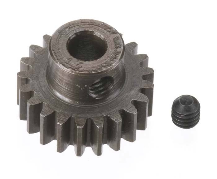 Robinson Racing Extra Hard Steel .8 Mod Pinion Gear 5mm (21) - Click Image to Close