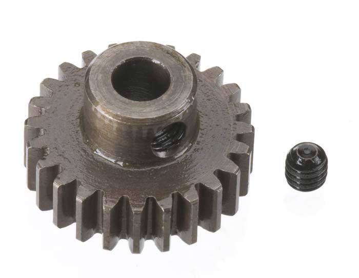 Robinson Racing Extra Hard Steel .8 Mod Pinion Gear 5mm (24) - Click Image to Close