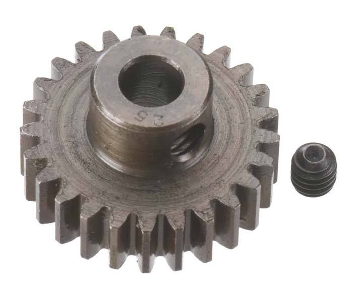 Robinson Racing Extra Hard Steel .8 Mod Pinion Gear w/5mm Bore (25)