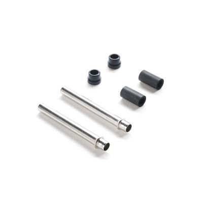 Saito Engines Pushrod Cover and Rubber Seal: FG-73R5 (CF)