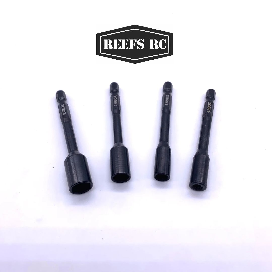 Reefs MultiTool Nut Drivers (4.0, 5.5, 7.0, 8.0mm) (4pc) - Click Image to Close