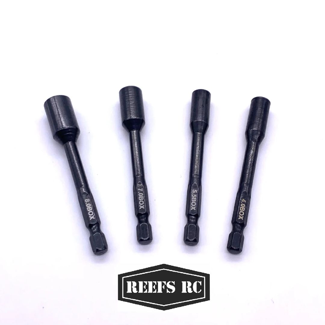 Reefs MultiTool Nut Drivers (4.0, 5.5, 7.0, 8.0mm) (4pc) - Click Image to Close