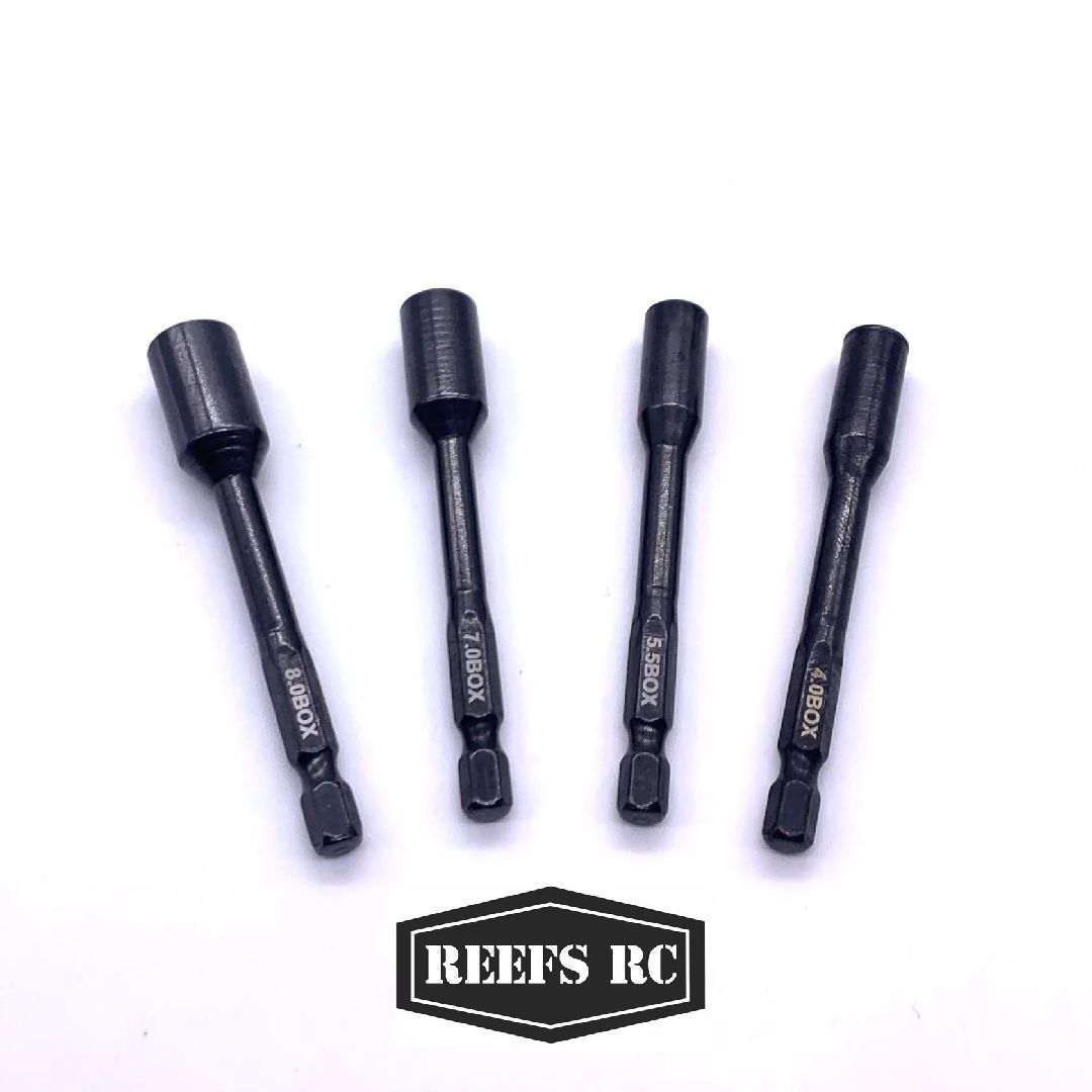 Reefs MultiTool Nut Drivers (4.0, 5.5, 7.0, 8.0mm) (4pc)