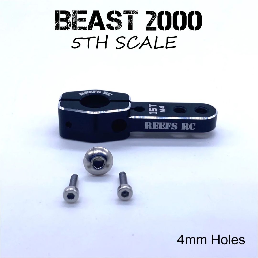 Reefs 1/5th Scale 1.76" Single HD Horn w/ 4mm Holes (15T) - Click Image to Close