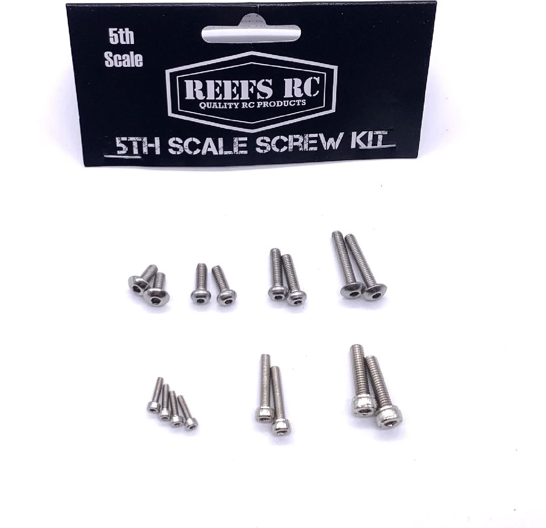 Reefs 1/5th Scale Screw Kit (16pc) - Click Image to Close