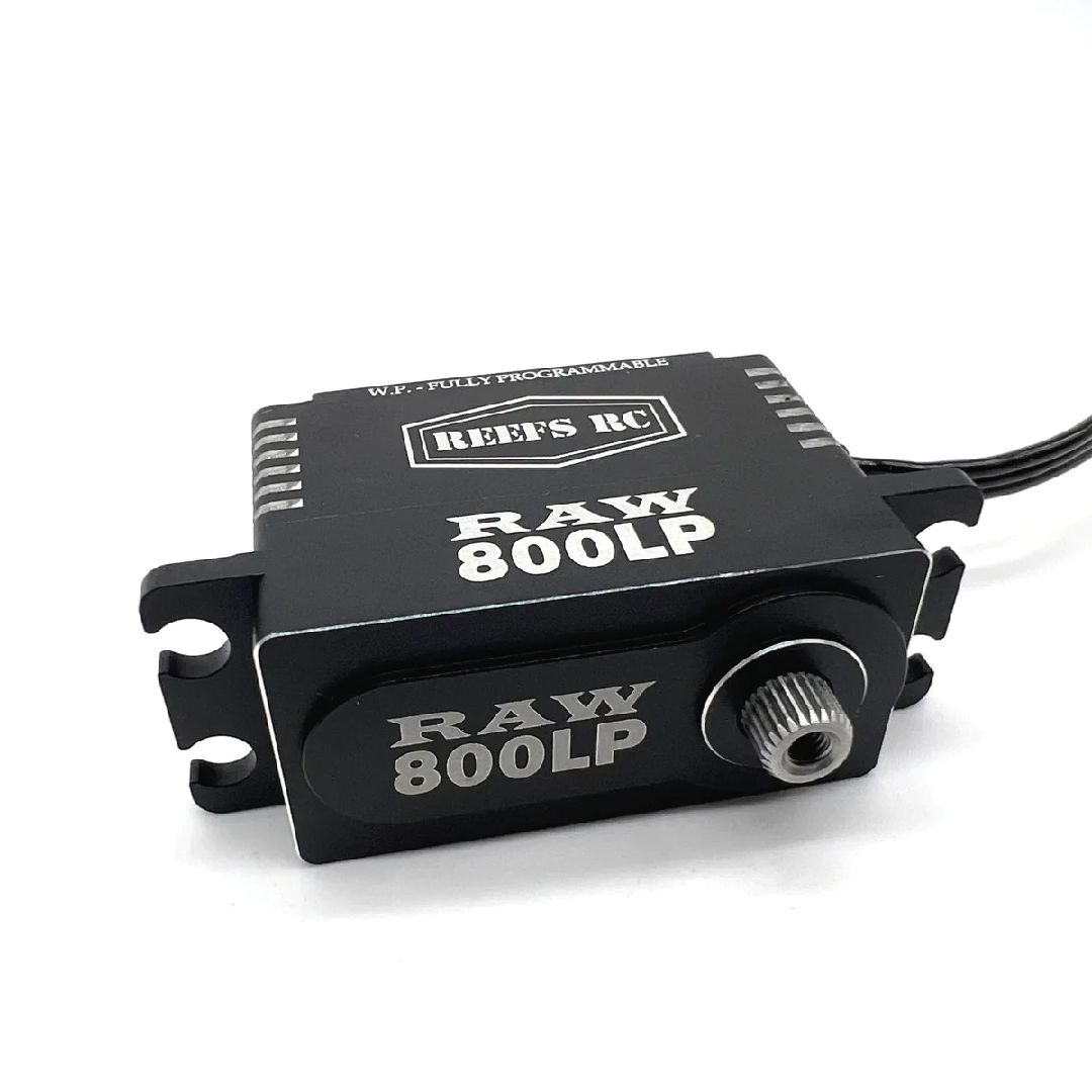 Reefs RAW800LP Programmable Submarine Waterproof Servo - 800oz 0.09sec@8.4V- Black