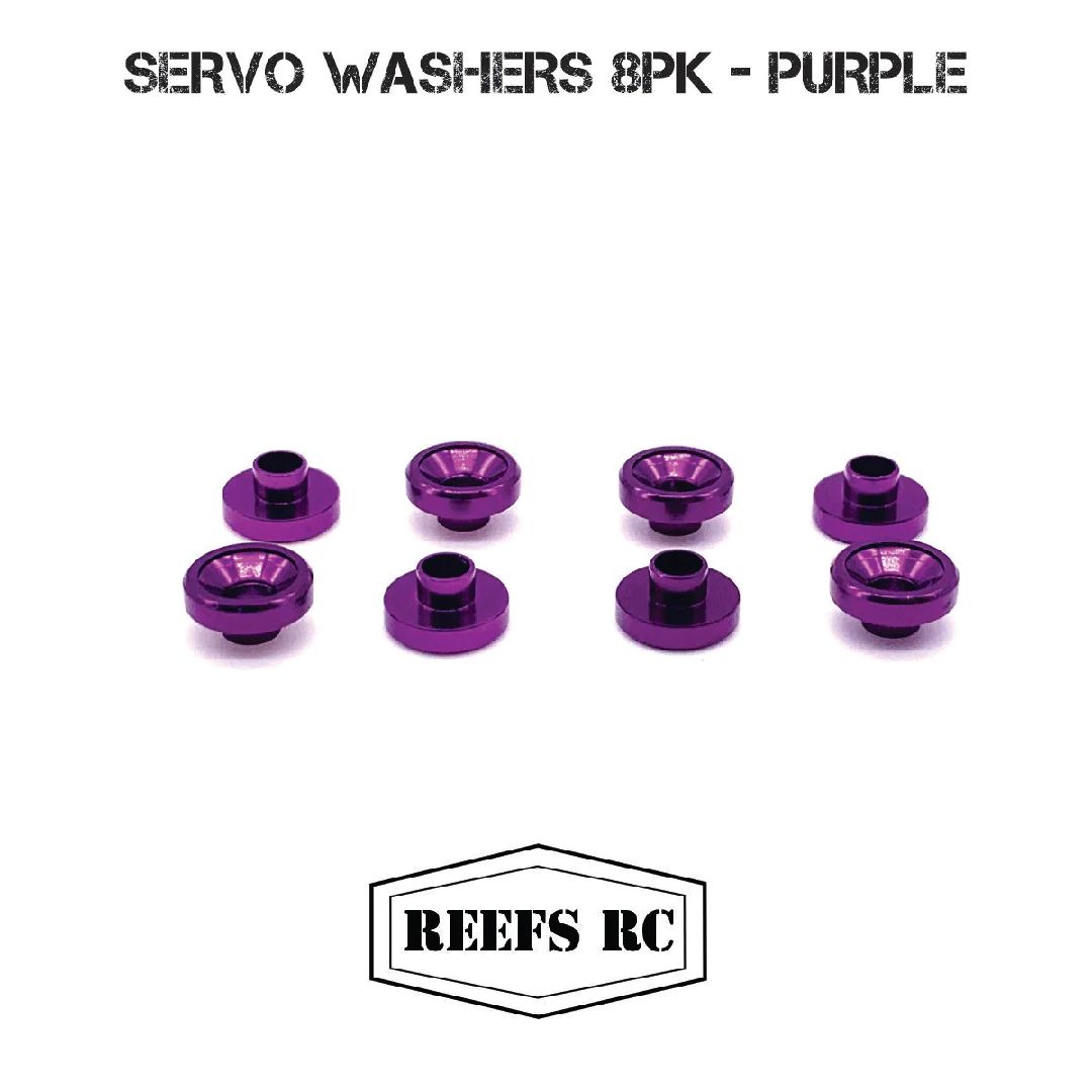 Reefs Servo Washers 3.7mm (8) - Purple