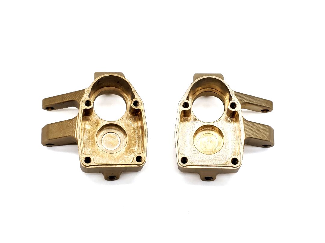 Reefs Brass Portal Knuckle Set SCXPro/Capra/SCX10.3