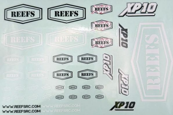REEFS Clear Sticker Sheet 8.5 x 5.75"