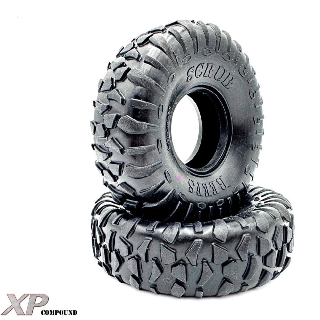 Reefs 1.9" "SCRUB" Tires - XP Pink Compound - 4.75" OD(2)