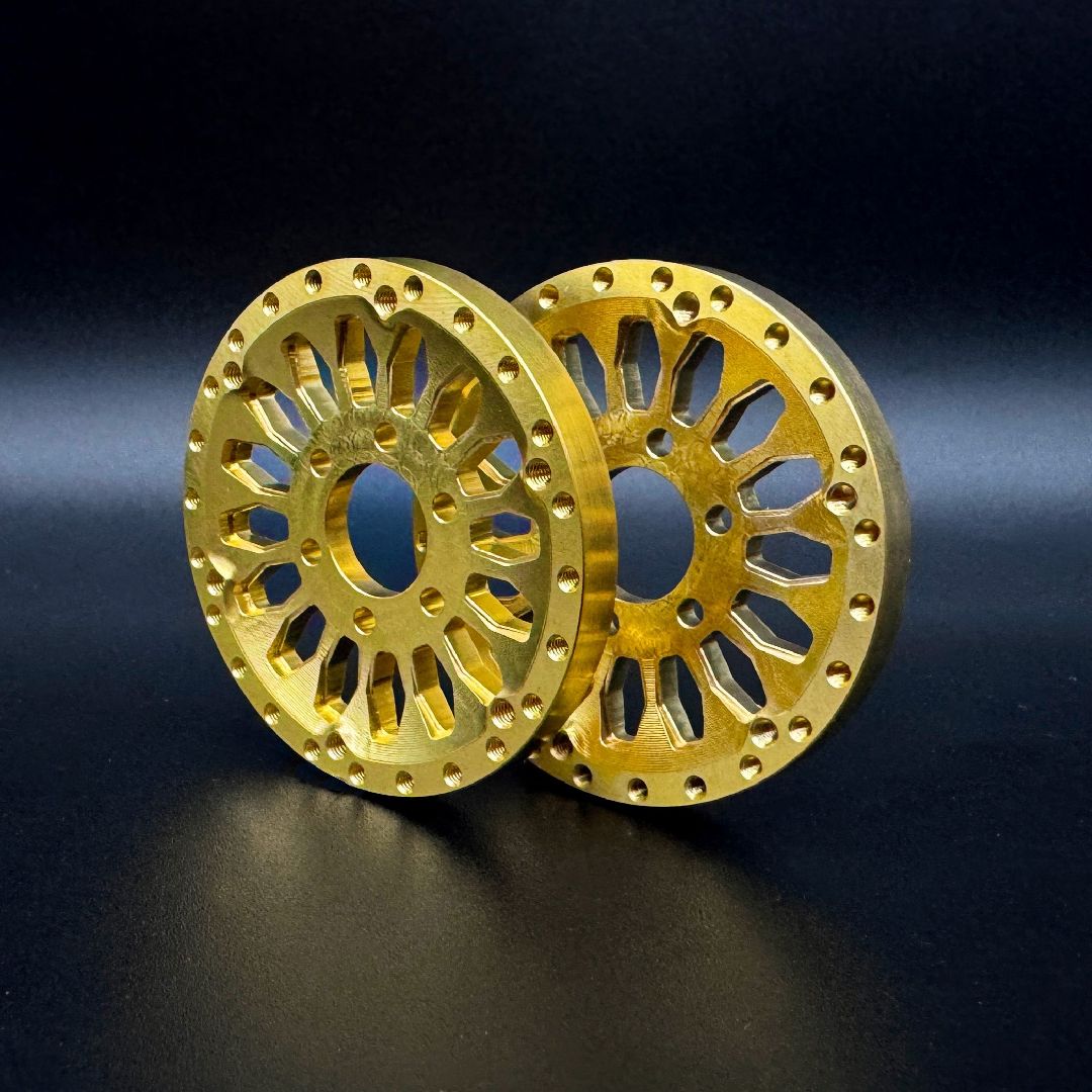 Reefs Brass 1.9 "SHIELD" Wheel Face (2)