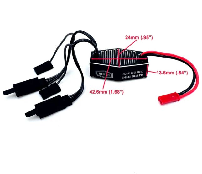Reefs 8.4V E-Z Dual Servo BEC