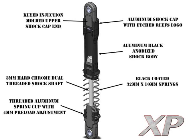 REEFS Long XP Shock Spring Set