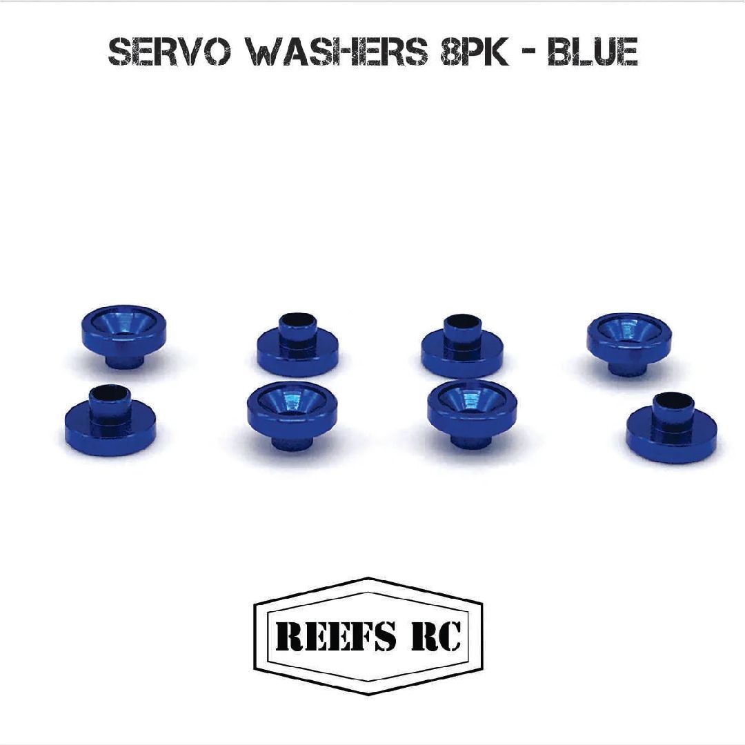 Reefs Servo Washers 3.7mm (8) - Blue