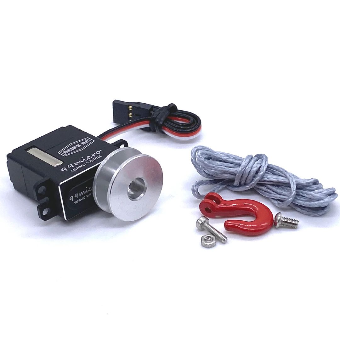 Reefs 99 Micro Servo Winch w/Micro Spool Kit - 115oz @8.4V - Click Image to Close