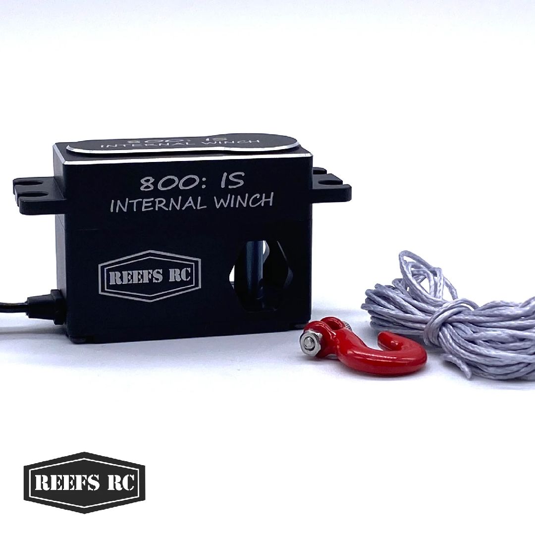 Reefs 800 IS Comp Spec Internal Spool Servo Winch - 960oz @8.4V - Click Image to Close