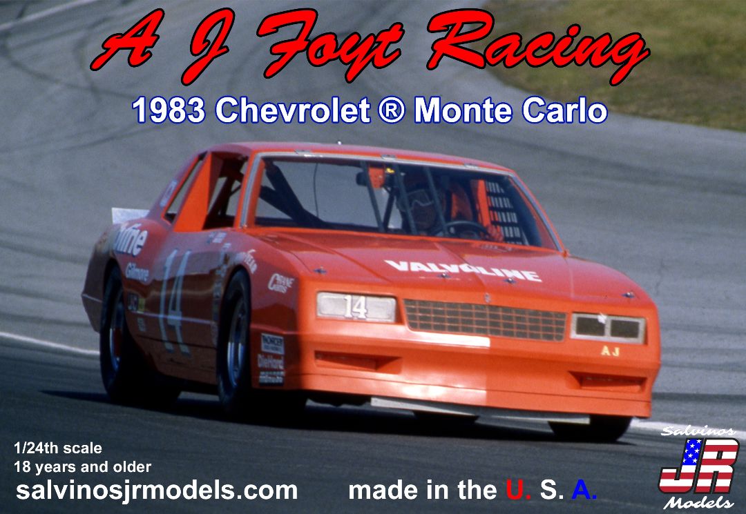 Salvinos JR 1/24 AJ Foyt Racing 1983 Chevrolet Monte Carlo - Click Image to Close