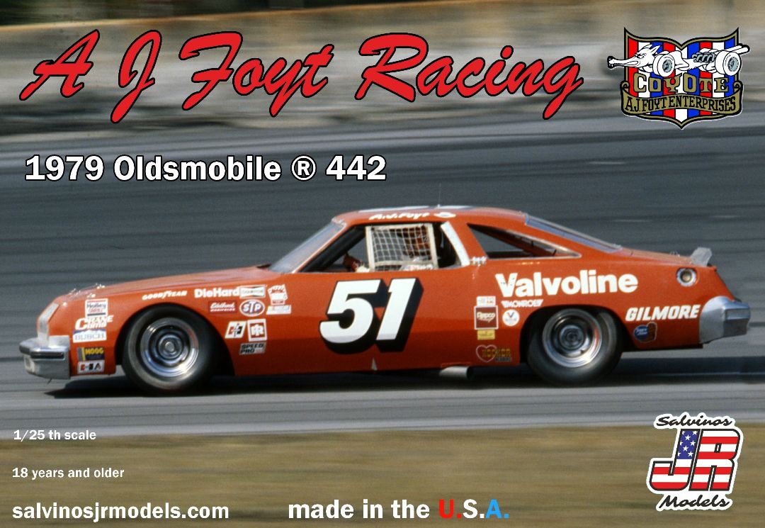 Salvinos JR 1/24 AJ Foyt Racing 1979 Oldsmobile 442
