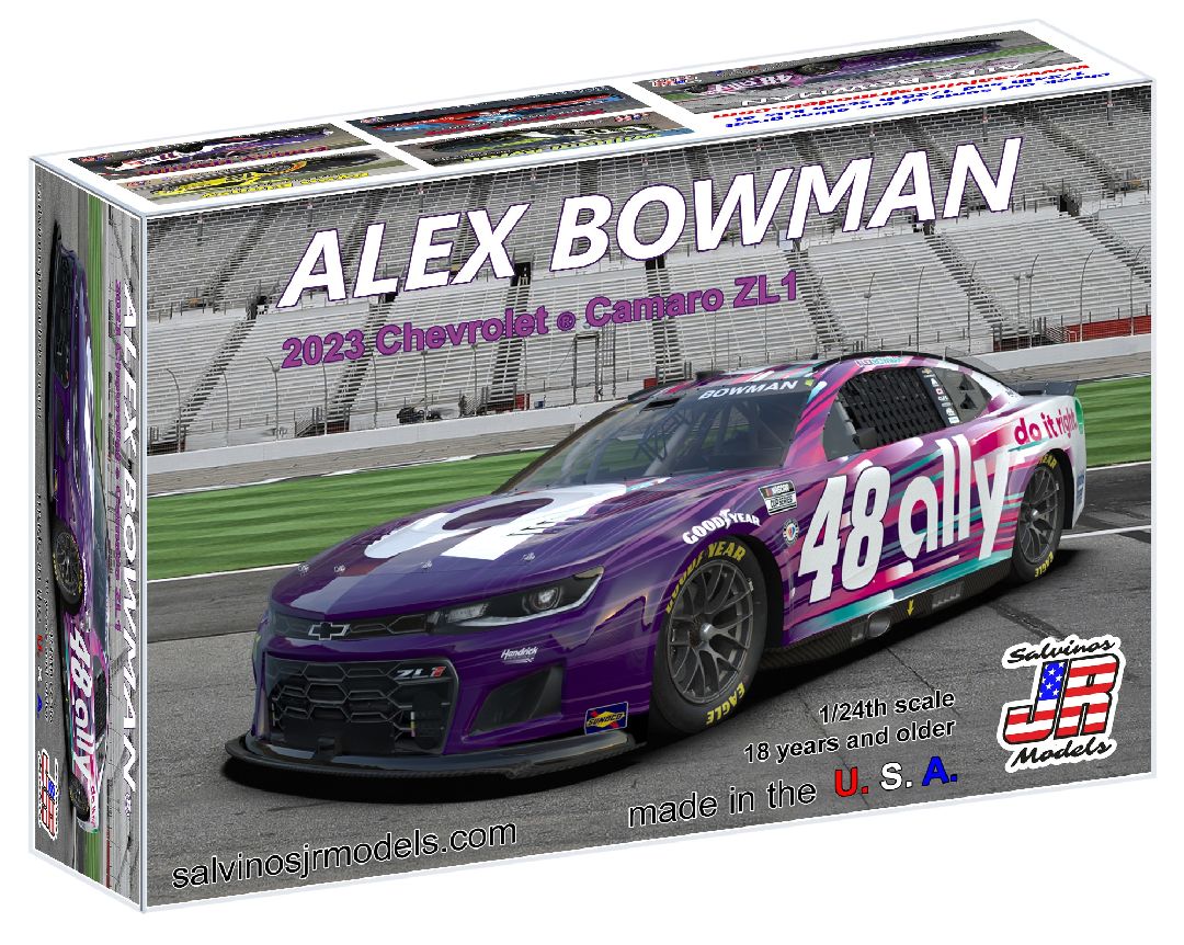 Salvinos JR Models 1/24 Hendrick Motorsports A.Bowman '23 Camaro