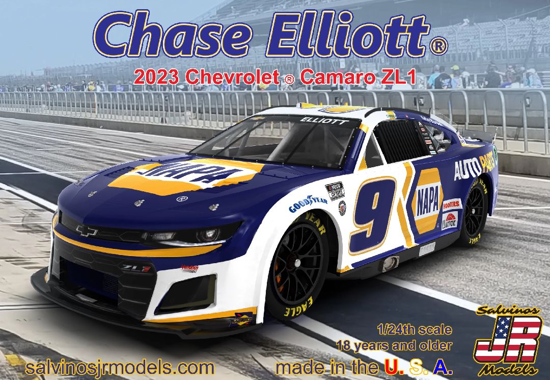 Salvinos JR 1/24 Hendrick Motorsports Chase Elliott 2023 Camaro - Click Image to Close