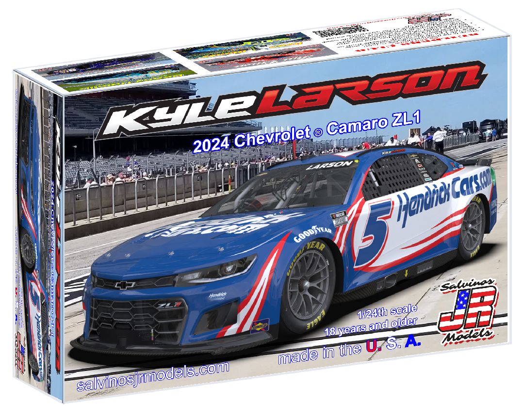 Salvinos JR Models 1/24 Hendrick Larson 2024 Camaro "Primary"