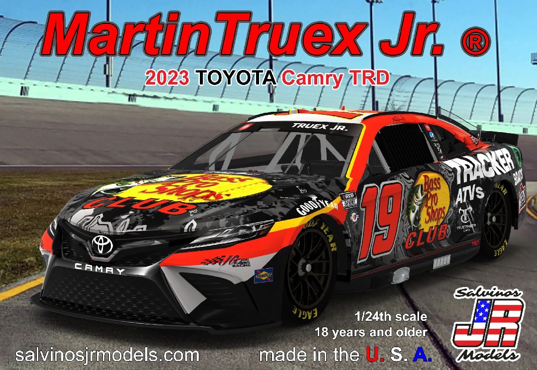 Salvinos JR 1/24 Joe Gibbs Racing Martin Truex Jr 2023 Toyota - Click Image to Close