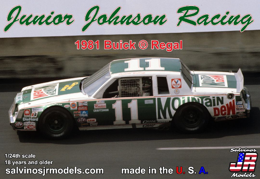Salvinos JR 1/25 Junior Johnson Racing 1981 Buick Cup Champ