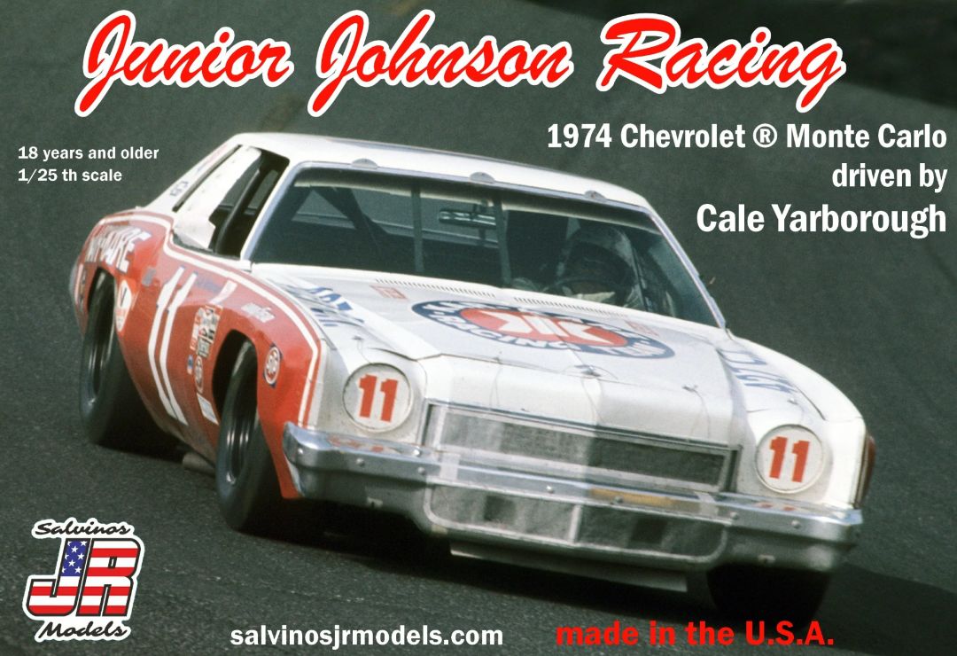 Salvinos JR 1/25 Junior Johnson #11 1974 Monte Carlo Yarborough - Click Image to Close