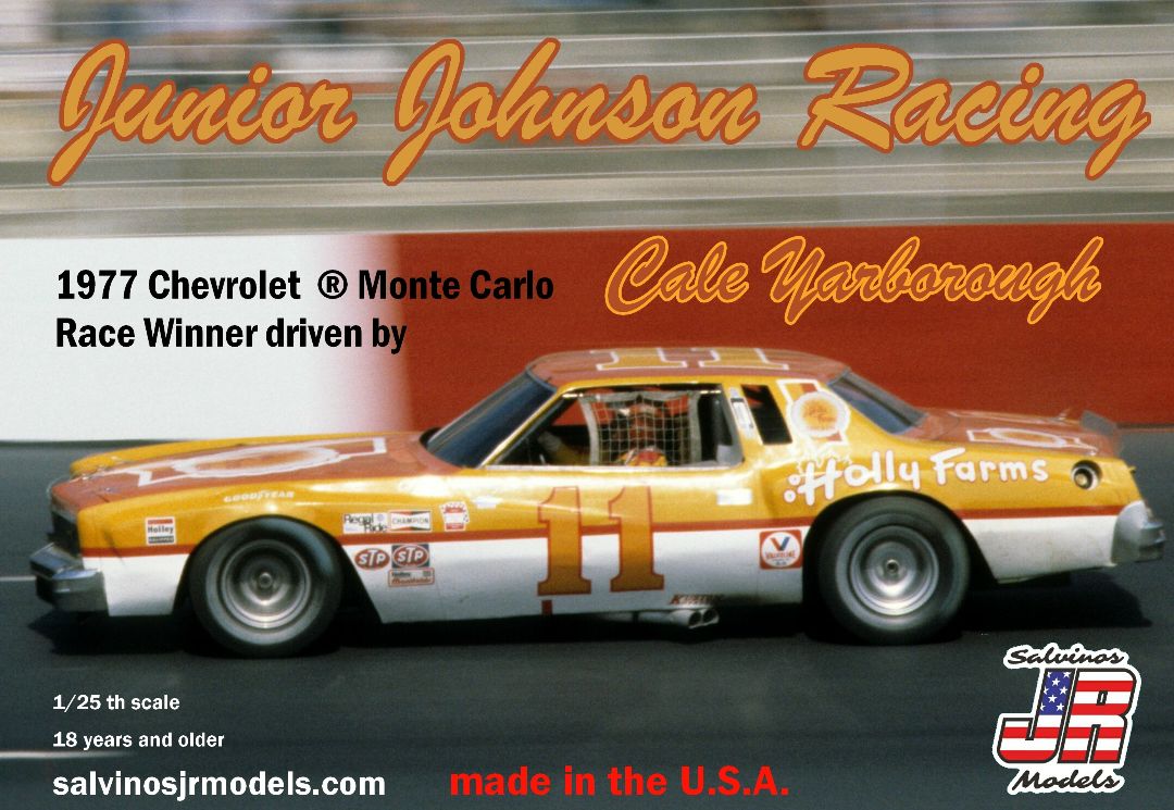 Salvinos JR 1/25 Junior Johnson #11 1977 Monte Carlo Yarborough - Click Image to Close